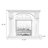 Solid Wood Electric Fireplace-2084817730