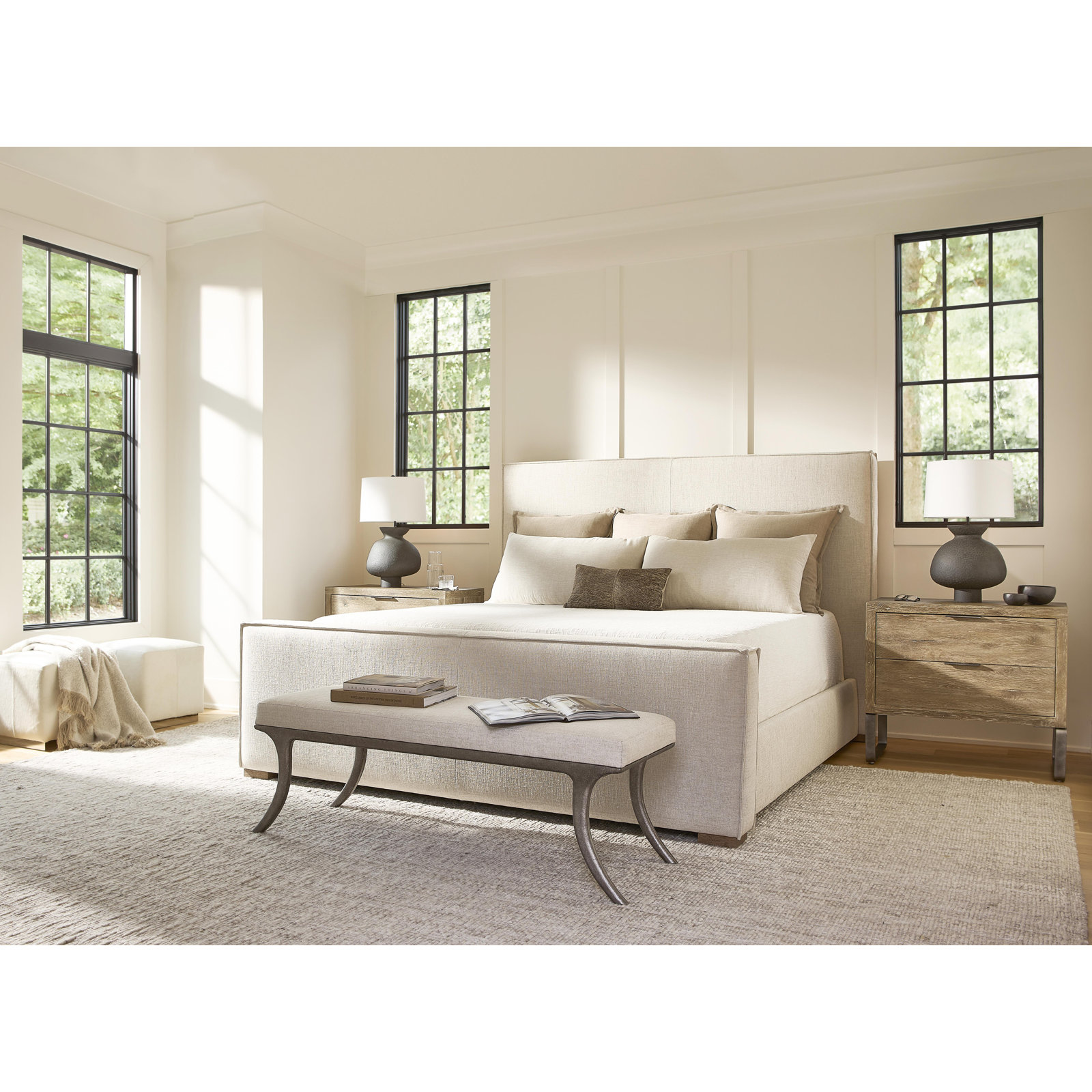 Tribeca Upholstered Panel Bed, King