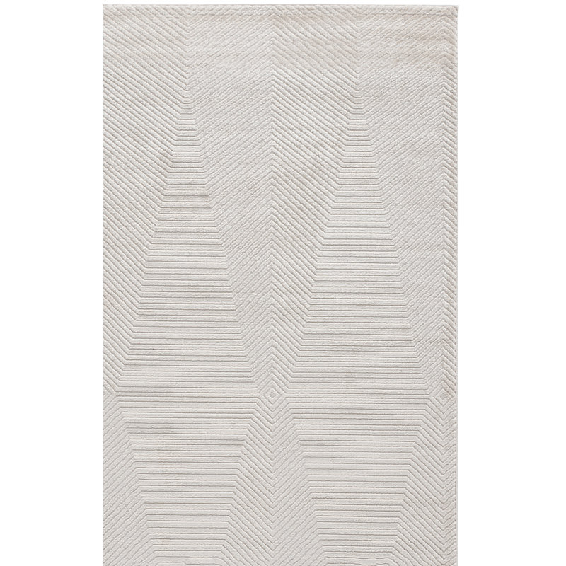 Tapis Carter 212 ivoire / taupe Carter, Tapis de couloir 2 pi x 8 pi