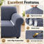 Aspire Homeware 4-Seater High Quality Stretchable Spandex Sofa Cover-1508235949