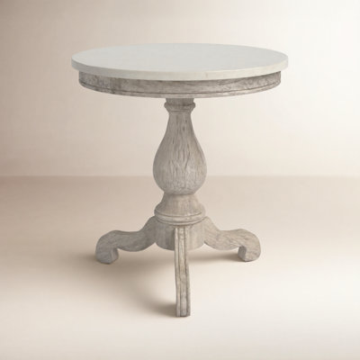 Aberdale 24" Genuine Marble End Table