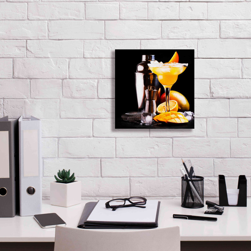 «Mango Daquiri» par Epic Portfolio, art mural sur toile, H 12 po x l 12 po x P 0,75 po