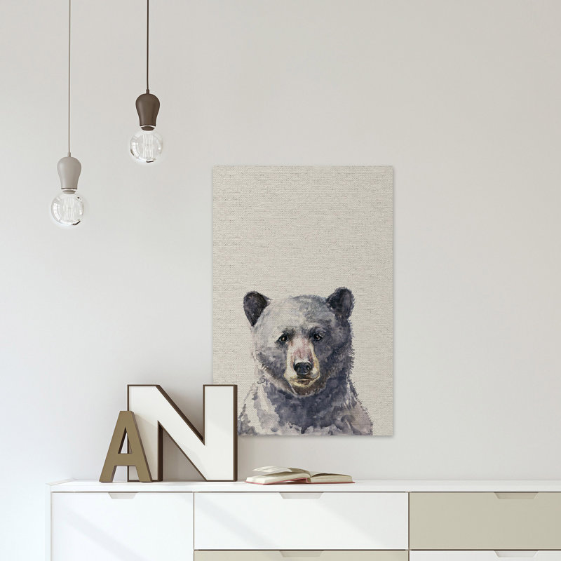 «Grumpy Big Bear», reproduction sur toile tendue, H 36 po x l 24 po x P 1,5 po