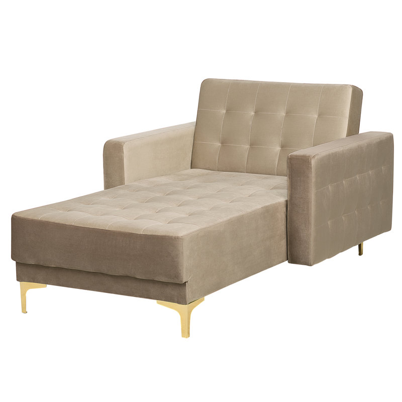 Cherry Chaise Lounge, Sand Beige