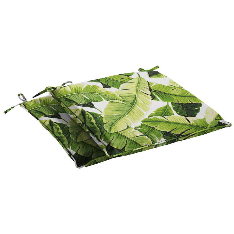 Leija Outdoor 2'' Dining Chair Chair Pad, 19" x 21"