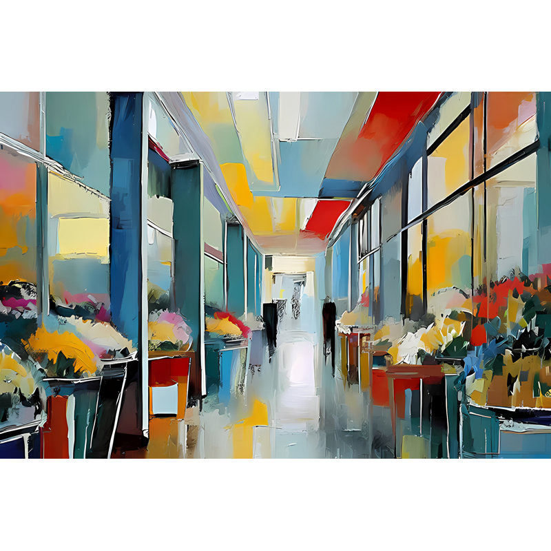 Le magasin de fleurs, H 20 po x l 30 po