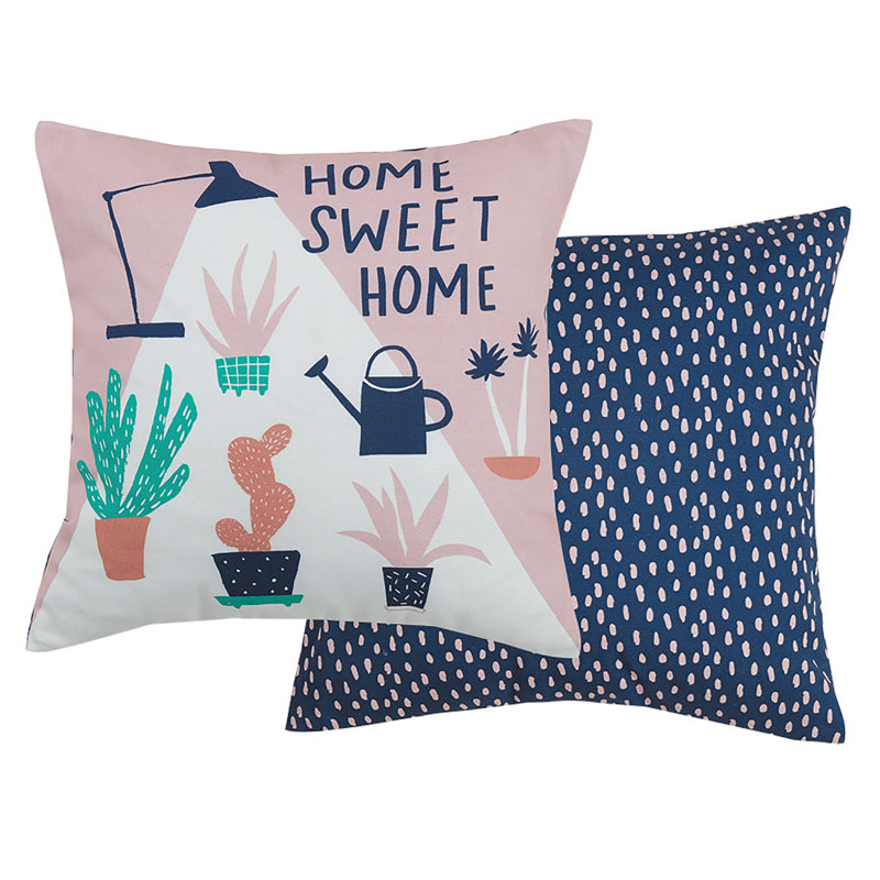Coussin en coton doux life