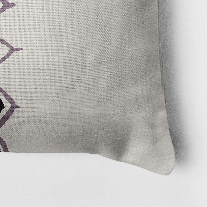 Housse de coussin carrée extérieure/insert, Violet