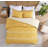  Pasadena Medallion Yellow Microfiber Comforter with Tassels-1104642789