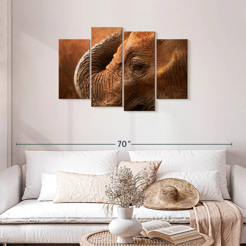 Brampt Sleeping Mammoth, 27'' H x 43'' W