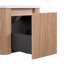 Meuble-lavabo mural avec lavabo au design incurvé, finition en bois à texture ondulée, marbre de culture intégré intégré, meuble-lavabo flottant moderne pré-assemblé avec tiroir à fermeture en douceur-1700087599
