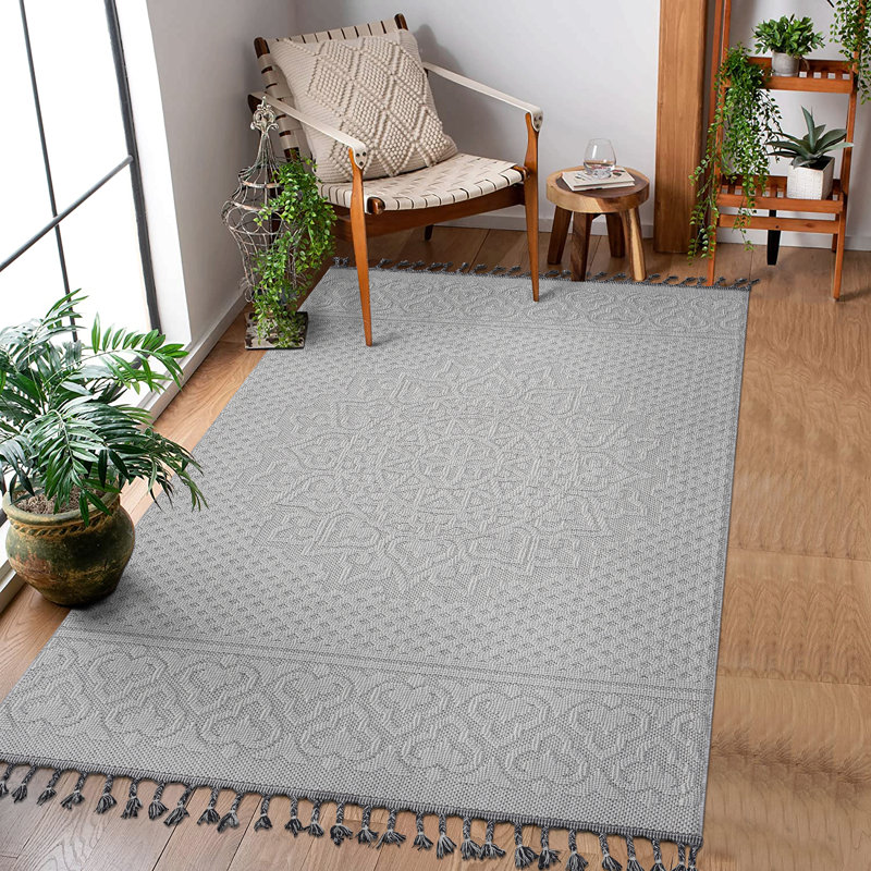Tapis intérieur / extérieur Collection Medallion, Rectangle 5 pi 3 po x 7 pi 6 po
