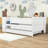 Twin Wooden Daybed with Trundle and Built-in-Desk-1660090275