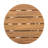 Outdoor Acacia Wood Patio Side Table, Round Coffee Table For Backyard, Lawn, Balcony,Light Teak-1924584551