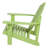Brently Solid Wood Adirondack Chair with Table-91361173