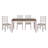Transitional Design Rectangular 1Pc Dining Table