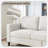 78" Upholstered Sofa With Ottoman-667874748