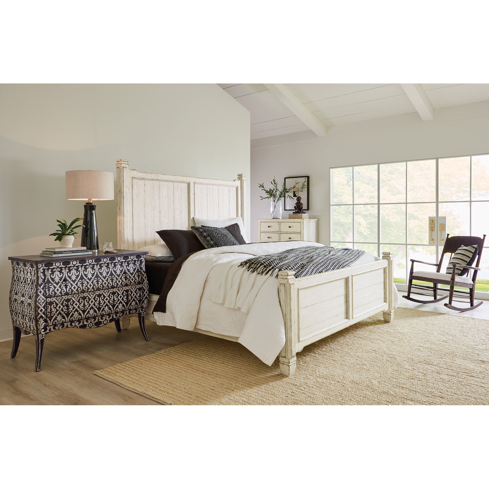 Americana 6 - Drawer 46" H Dresser, Cream/Beige