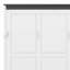 Lit escamotable minimaliste avec canapé, bureau intégré et armoire de rangement