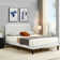 Auxter Upholstered Platform Bed Frame with Adjustable Headboard No Box Spring Needed
