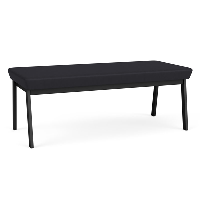 Banc en métal Newport, Noir, Noir Patriot Plus - nettoyez le vinyle avec un lin