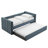 Veyla Channel Tufted Performance Velvet Twin Daybed With Trundle-116252742