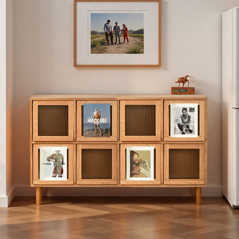 Bibliothèque populaire, 34.25"H x 55.91"W x 13.78"D