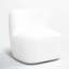 Fauteuil d'appoint pivotant rembourré Mariza-832227998