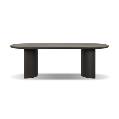 Paden Outdoor Metal Dining Table-94"-Bronze