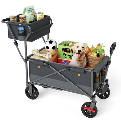 30cm H x 84cm W Utility Cart with Wheels