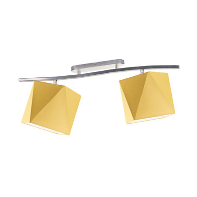 Muro Fabric Semi Flush Mount