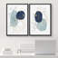 Multicolore, aquarelle bleue, pois et lignes-101752260-101752261