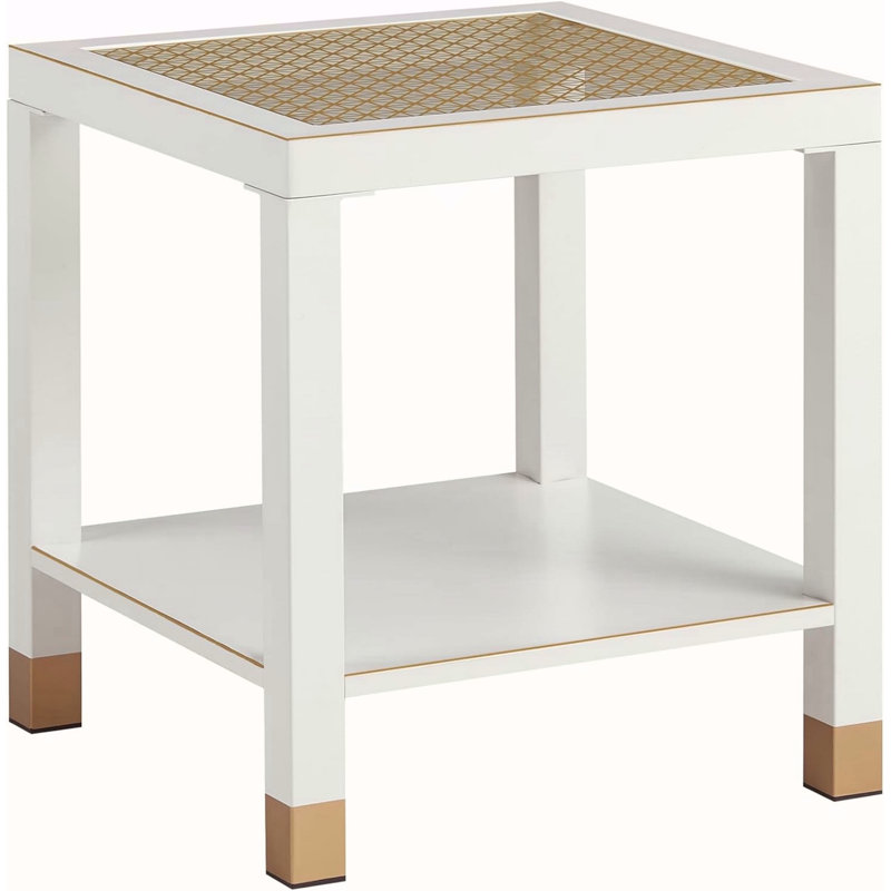 Table de bout en verre