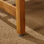 Ensemble de conversation pour patio en bois d'acacia massif et osier pour 10 personnes Carmyn