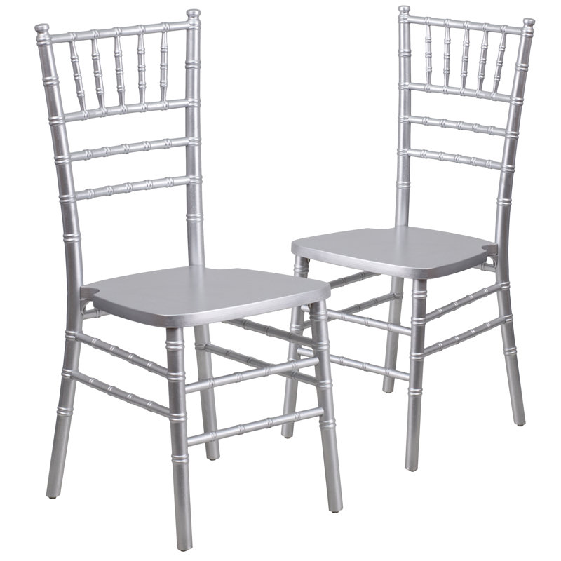 Fauteuil Chiavari Yasmin, Argent