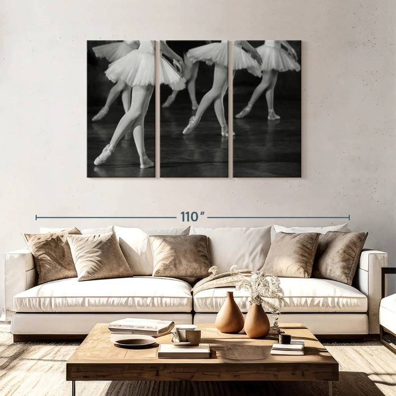 Danseurs de ballet Enn, H 48 po x l 74 po