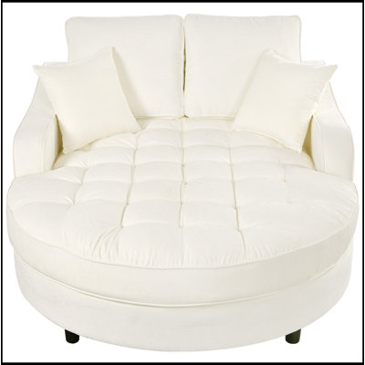 Luxueux canapé-lit en chenille pour une détente ultime dans le salon