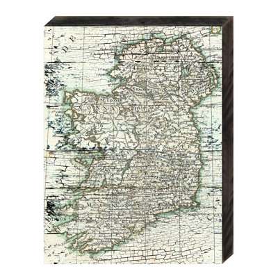 " Map of Ireland " Graphic Art Print
