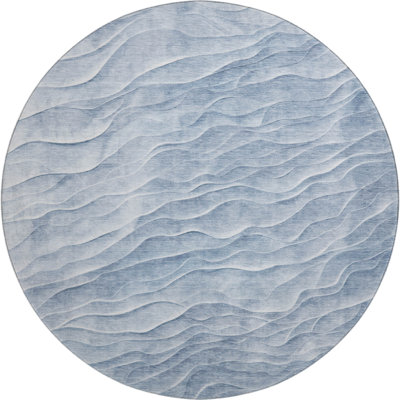 Premium Machine Washable Harjo AMF1614 Waves Rug