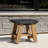 Mesa Rectangular Cedar Outdoor Side Table , 22'' in. W 17.4'' in. D-97548744