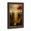 Art mural antique sur toile encadré doré pour le salon, la chambre à coucher, le bureau ou le vestibule - Décoration murale décorative avec falaises au coucher du soleil-128996205-128996202