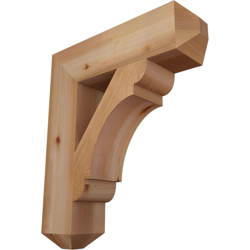 Support pour artisan olympique, H 28 po x l 5,5 po x P 24 po, Cèdre rouge de l'Ouest (lisse)