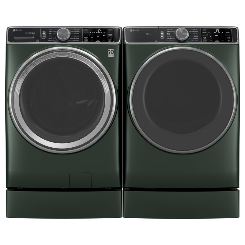 GE Profile 5.5 Cu. Ft. Capacity Smart Front Load Energy Star Steam Washer With Ultrafresh Vent System Plus And Smart Wash And Rinse