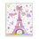Giclée encadrée de la Tour Eiffel aux vives couleurs pastel, design par Jess Stempel