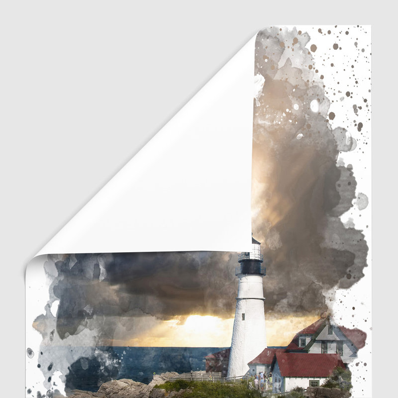 Lighthouse Landscape - Frameless Print, 59.4cm H x 42cm W