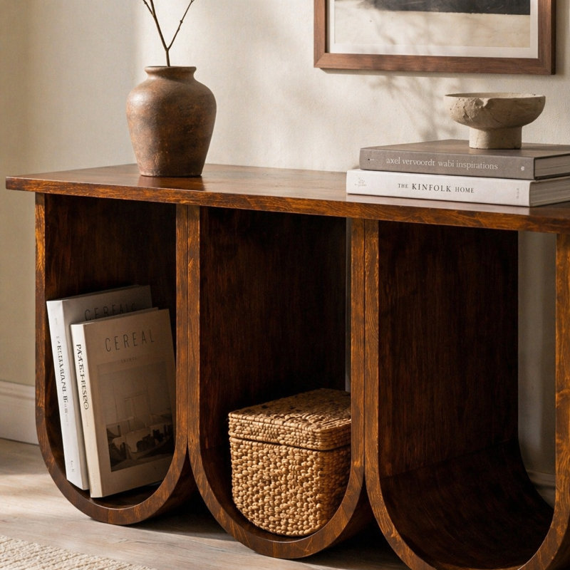 Table basse triple style ouvert