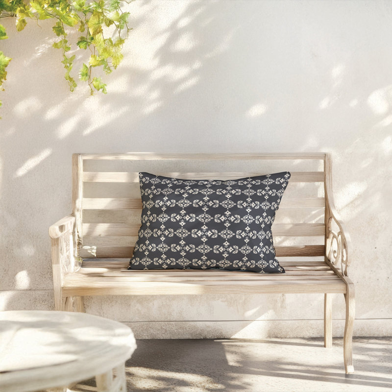 Coussin extérieur Cassia, Gris anthracite