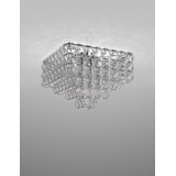 Giogali Ceiling Lamp 65Q Crystal Transparent Matt Bronze 1 E26 Ul