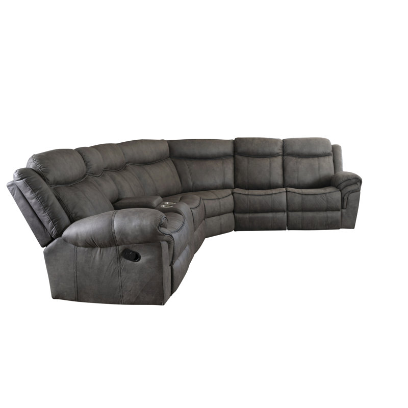 Gideon Grey Manual Reclining Sectional