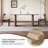 51.18"Rectangular Sintered Stone Tabletop Dining Table-1459755240